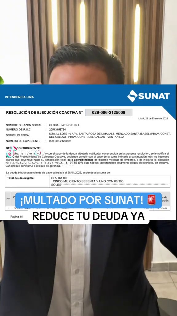 Reducción de Multas SUNAT - Dr. Santiago Quispe