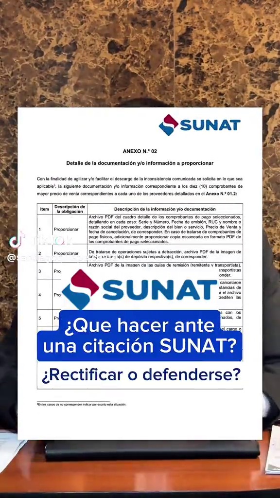 Citación SUNAT Anexo 02 - Dr. Santiago Quispe