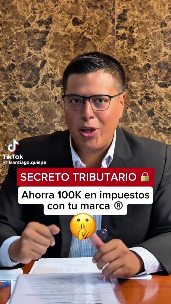 Secreto Tributario Ahorra 100K con Marca - Dr. Santiago Quispe